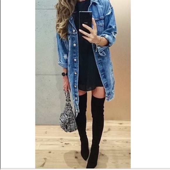 Forever 21 Jackets & Blazers - Forever 21 Long Denim Jacket